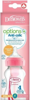 Butelka Browns SZ.SZYJ.270ML Op.pl.róż. WB91601 - zdjęcie