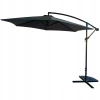 Parasol Ogrodowy 300CM Składany na Wysięgniku Szary Antracyt - zdjęcie