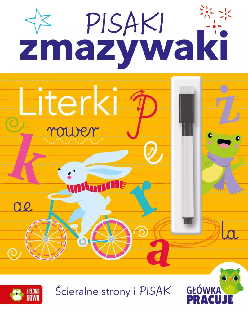 Pisaki zmazywaki. Literki