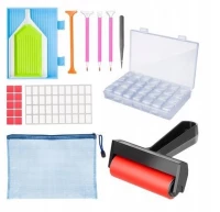 Haft Diamentowy Łabędzie Jezioro Lilia Diamond Paiting Mozaika Zestaw 5D, zdjęcie 13