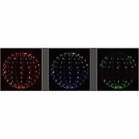 Kula Dekoracyjna Wisząca 168LED RGB 40CM, zdjęcie 3