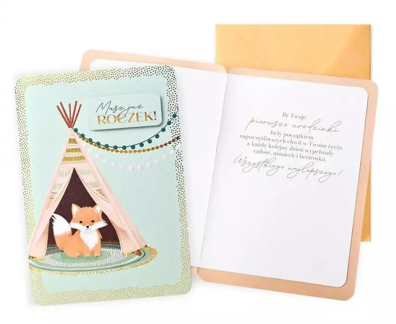 Karnet B6 Urodziny roczek Karnet B6 Urodziny roczek