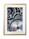 Ramka aluminiowa z plexi 21x29 cm, złota - zdjęcie