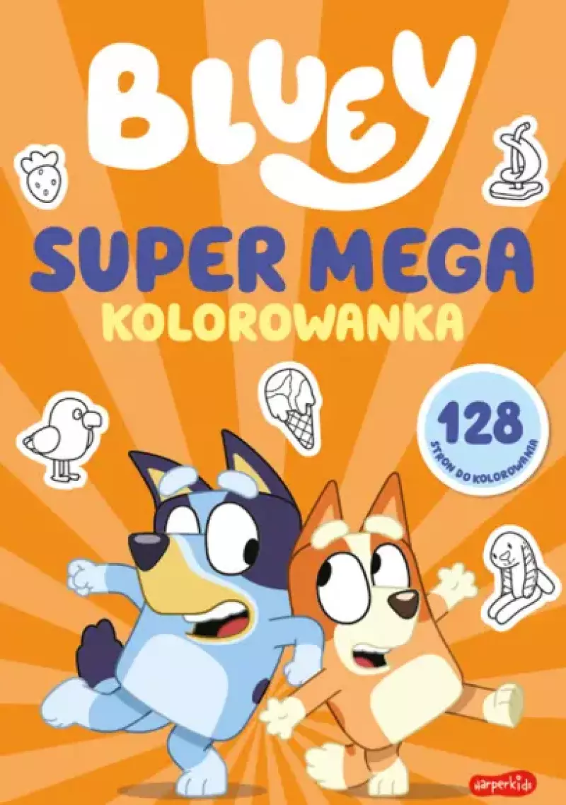Bluey. Super mega kolorowanka