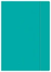 Teczka z gumką Pap A4 Int Turkus Fluo Fol A, cena za 1 szt - zdjęcie