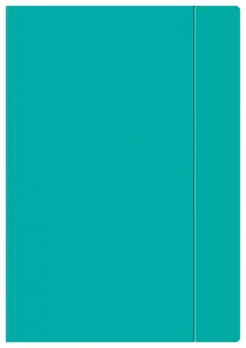 Teczka z gumką Pap A4 Int Turkus Fluo Fol A, cena za 1 szt Teczka z gumką Pap A4 Int Turkus Fluo Fol A, cena za 1 szt