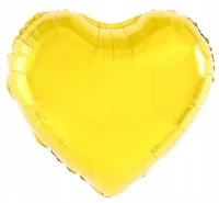 Balon foliowy 18" FX - Serce (różowo-złote), niepakowany, zdjęcie 2