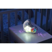 First Dreams. Mata dla niemowlaka 3w1 z melodiami i kolorowymi projekcjami, niebieska, zdjęcie 8