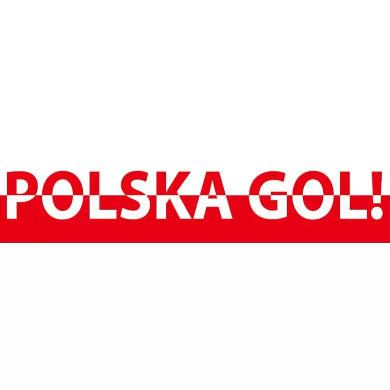 Naklejka 40x10CM Polska Naklejka 40x10CM Polska