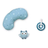 First Dreams. Mata dla niemowlaka 3w1 z melodiami i kolorowymi projekcjami, niebieska, zdjęcie 3