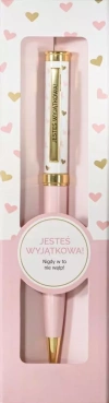 Długopis z grawerem na prezent, Jesteś wyjątkowa! - zdjęcie