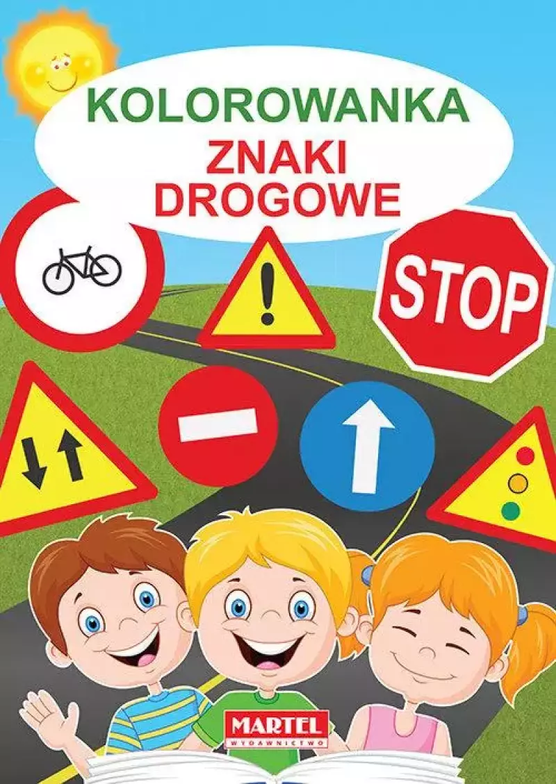 Kolorowanka. Znaki drogowe
