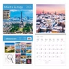 Kalendarz 2026 ścienny 30x30 Miasta Europy HELMA - zdjęcie