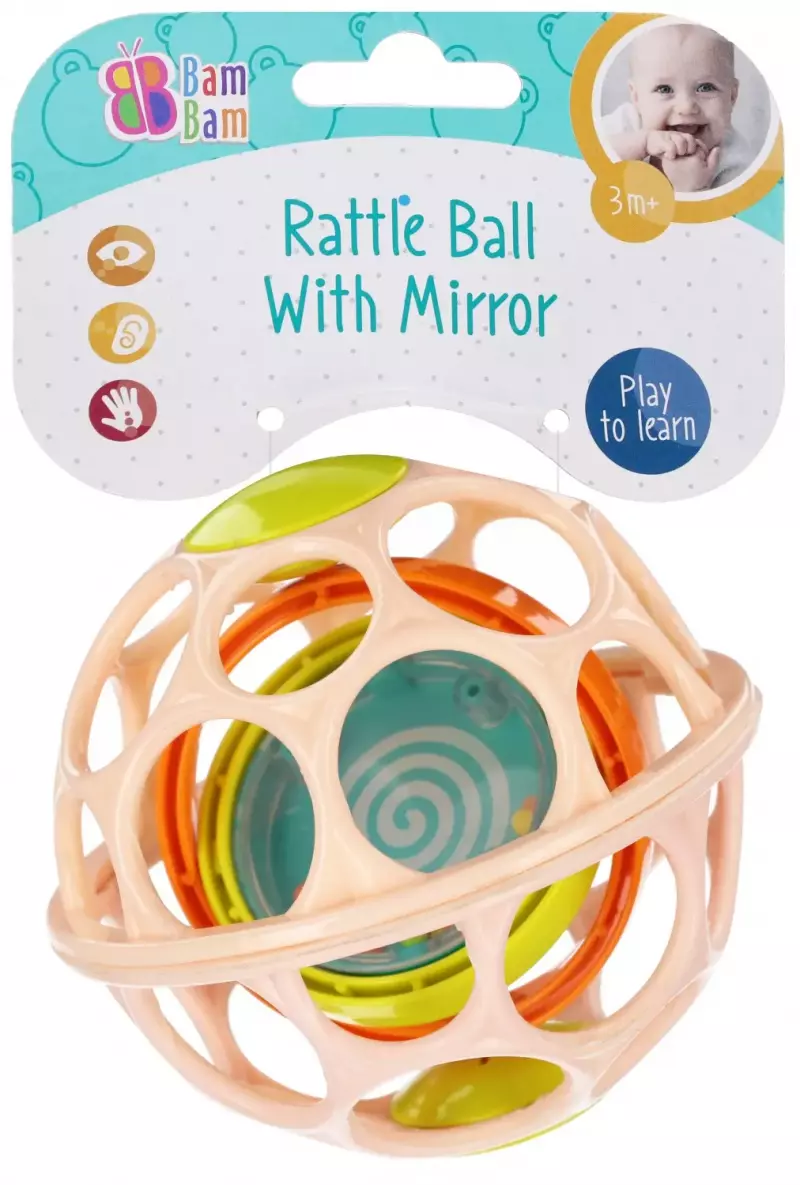 Kula z GrzechotkĄ Lustro Bam Bam 569042