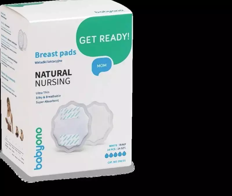 Wkładki Lakt.natural NURS.24SZT Białe 298/01 Wkładki Lakt.natural NURS.24SZT Białe 298/01