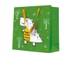 Torebka prezentowa PAW Hello Dino, 17x17x6 cm - zdjęcie