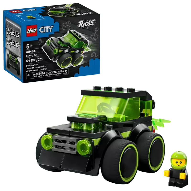 LEGO City Pojazdy - Gamingowa wyścigówka 60484