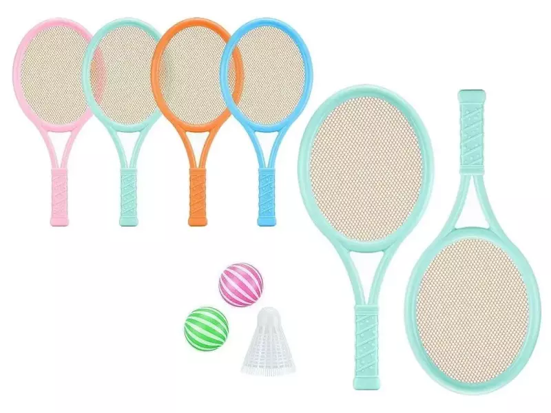 Rakietki do tenisa z piłeczkami i lotką MIX Rakietki do tenisa z piłeczkami i lotką MIX