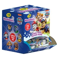 Crayola Figurki do malowania i mycia - zestaw zwierzątko 1szt., flamastry zmywalne 2 szt., szczoteczka Washimals Psi Patrol 3+ (opakowanie zbiorcze 24szt., 6 wzorów), zdjęcie 8