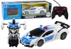 Auto-Robot R/C 2w1 transformacja Policja - zdjęcie