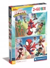 Clementoni: Puzzle 2x60el. - Spidey - zdjęcie