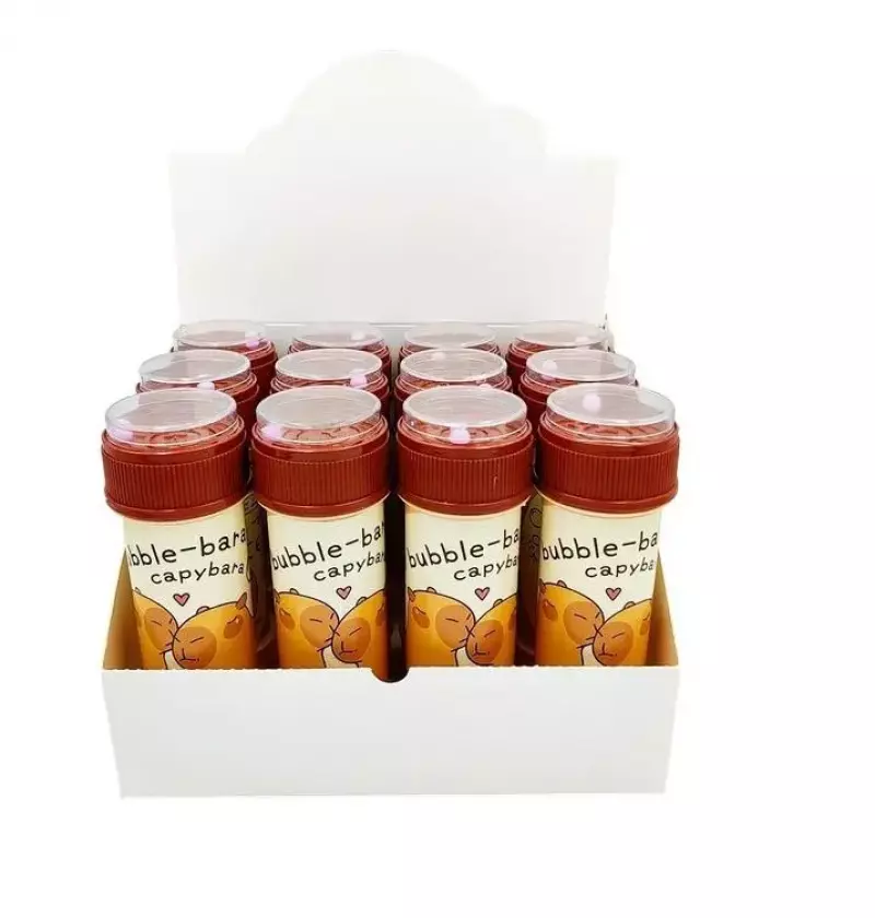 Bańki mydlane kapibara 60ml (12szt) Bańki mydlane kapibara 60ml (12szt)
