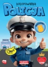 Policja. Kolorowanka z naklejkami - zdjęcie
