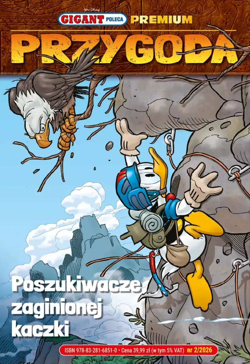 Gigant Poleca Premium. Tom 2/2026. Przygoda. Poszukiwacze zaginionej kaczki Gigant Poleca Premium. Tom 2/2026. Przygoda. Poszukiwacze zaginionej kaczki