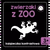 Książeczka kontrastowa. Zwierzaki z zoo - zdjęcie
