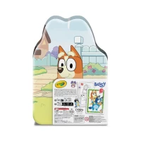 Crayola Zestaw artystyczny (kolorowanki dla dzieci, naklejki i flamastry) 47 el. Bluey 4+, zdjęcie 6