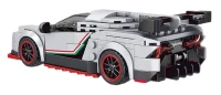 Zestaw Klocków Auto Sportowe 398el. Białe, zdjęcie 6