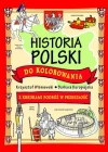 Historia Polski do kolorowania - z kredkami podróż w przeszłość - zdjęcie