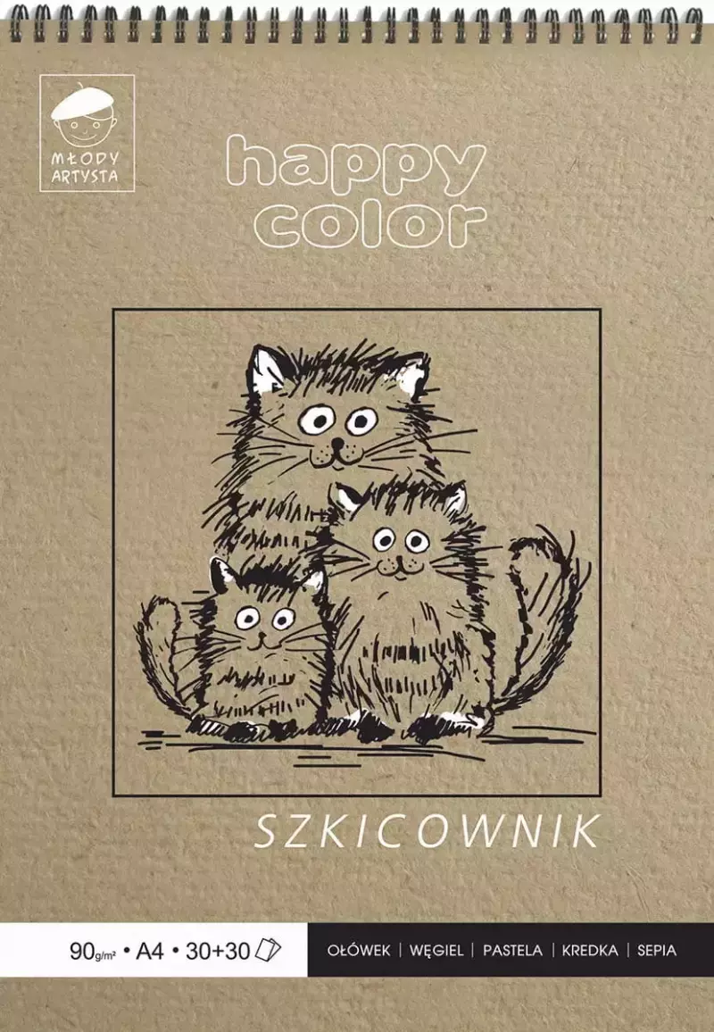 Szkicownik A5 na spirali