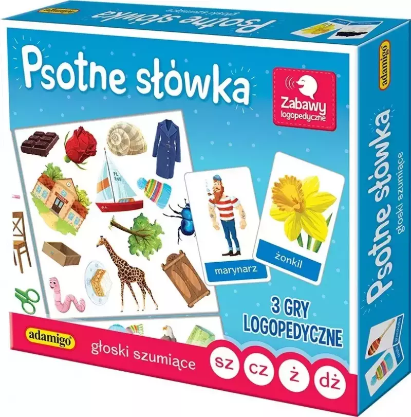Gra Psotne słówka. Głoski szumiące