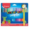 Pisaki trókątne Maped Colorpeps New Long Life 18 kolorów w etui - zdjęcie