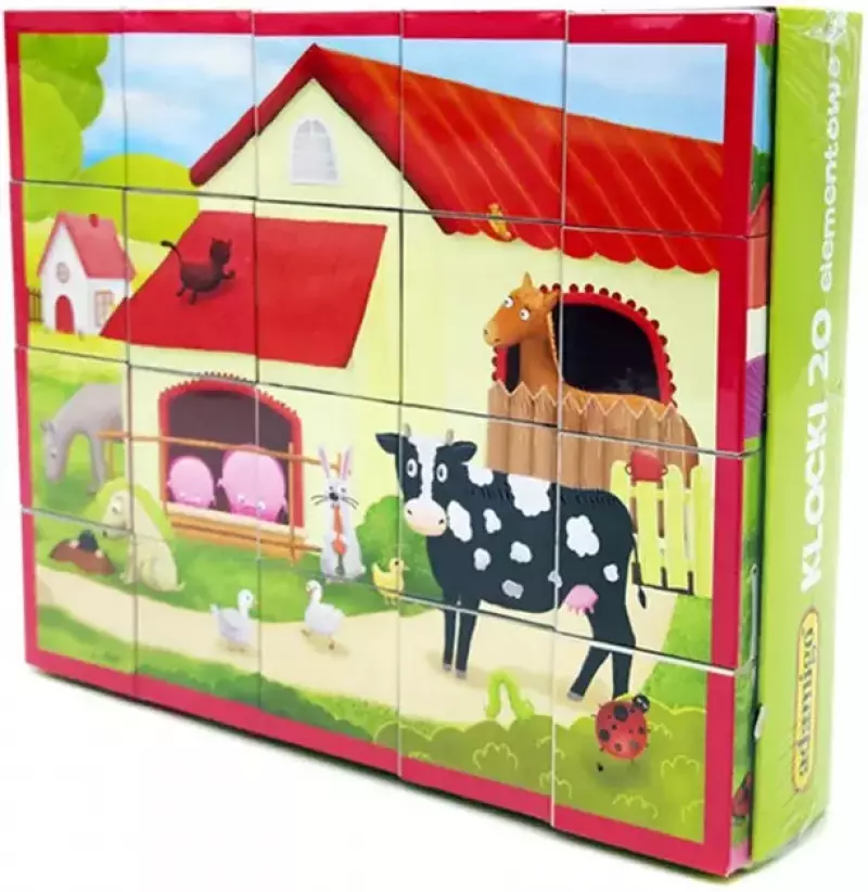 Klocki krówka (20 elementów)