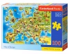Puzzle 100 elementów. Mapa Europy - zdjęcie