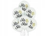 Balony Belbal 12", D11, "Mr & Mrs" białe, 6szt. - zdjęcie