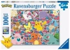 Ravensburger Pokemon Jigsaw Puzzles for Kids Age 6 Years Up - XXL 100 Piece - zdjęcie