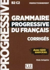 Grammaire Progressive du Francais. Perfectionnement. Corriges - zdjęcie