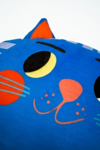 Poduszka "Kot Precelek" Kocia Szajka, okrągła, zdjęcie 5