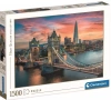 Puzzle 1500 elementów. High Quality Collection. Zmierzch Londynu - zdjęcie