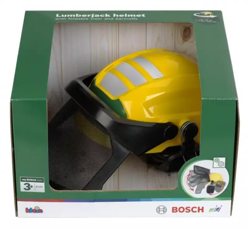 Bosch. Kask z przyłbicą ochronną