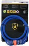 Zapięcie Rowerowe Linka Szyfr 1.0x65CM Czerwone Dunlop - zdjęcie
