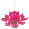 Świeczka grająco-tańcząca różowa - zdjęcie