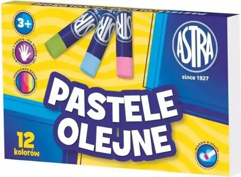 Pastele olejne, 12 kolorów