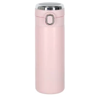 Kubek termiczny z ustnikiem termos LED 350ml róż, zdjęcie 2