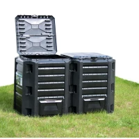 Kompostownik Ogrodowy Ekobat Segmentowy Module Compogreen Czarny 800L, zdjęcie 5