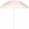 Parasol Plażowo Ogrodowy z Frędzlami 174CM Czerwony - zdjęcie