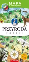 Mapa z naklejkami "Przyroda Polski" - zdjęcie